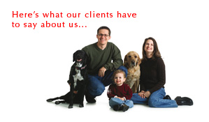 Pets Sitting Client Testimonials